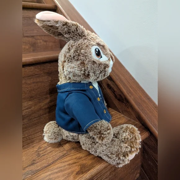 Peter Rabbit Plush Toy with Blue Jacket - Picture 9 of 12